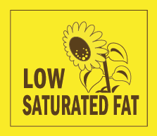 Icon of low saturated fat